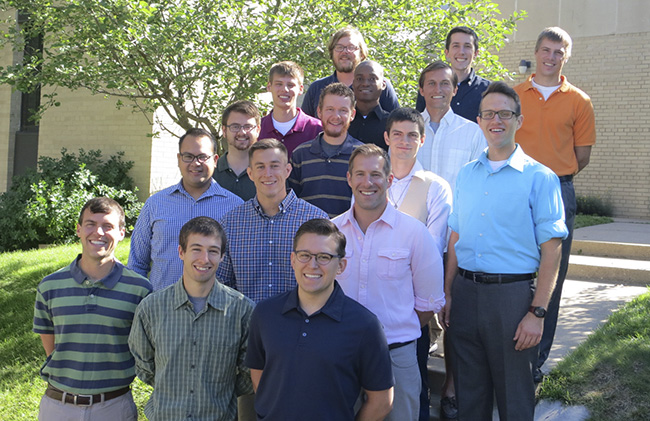 FRONT ROW (left to right): Christopher Meister (CDT), Derek Edwards (WIS), Robert Purgert (CDT) SECOND ROW (left to right): Josef Rodriguez (CDT), Joshua Utter (WIS), Christopher Alt (WIS) THIRD ROW (left to right): Matthew Waldoch (WIS), Alex French (CDT), Viktor Moberg (CDT), Mark Hakes (WIS) FOURTH ROW (left to right): Adam Bryan (CDT), Patrick Saint Jean (CDT), Mark Blancke (CDT) LAST ROW (left to right): John Weinandy (CDT), Alex DeWitt (CDT), Cody Sandschafer (CDT)