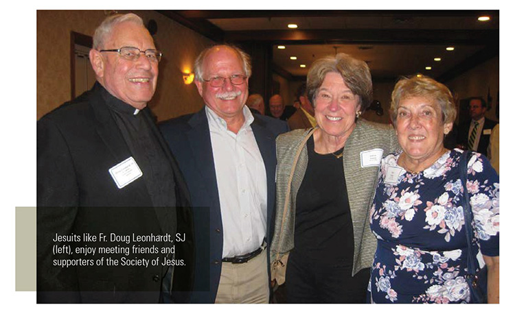 The Ignatian Heritage Society With gratitude we invite you to become a member of the Midwest Jesuits’ Ignatian Heritage Society. The Ignatian Heritage Society comprises friends and families of the Jesuits who — through thoughtful estate planning, deferred giving, and other forms of planned giving — ensure that resources will be available to support the good work of the Jesuits far into the future. As a member of the Ignatian Heritage Society, you join others who want to create a legacy for their families by providing financial support for the formation and senior care of our Jesuits and by supporting the Midwest Jesuits’ international missions through a planned gift. For more information on becoming a member, please contact Jeff Smart at 800-537-3736 or jsmart@jesuits.org.