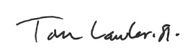 Fr Thomas Lawler, SJ - Signature