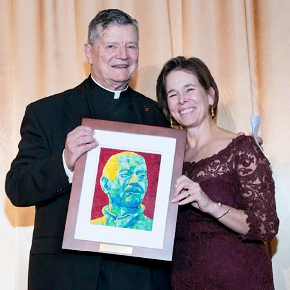 Congratulations to Rev. Jack O'Callaghan, S.J., who was the first recipient of the Ad Majorem Dei Gloriam award at this year's Stritch Dinner.