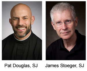 Fr. James Stoeger, SJ, and Br. Pat Douglas, SJ, are part of the Midwest Jesuits’ vocation team.